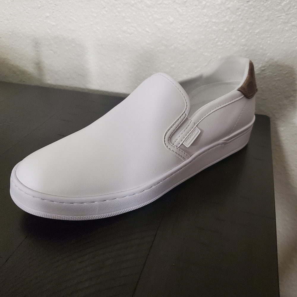 Coach Walker Leather Slip-on Sneaker